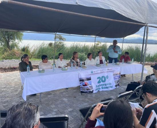 Conmemoran 20 años de la Laguna de Zapotlán como Sitio Ramsar