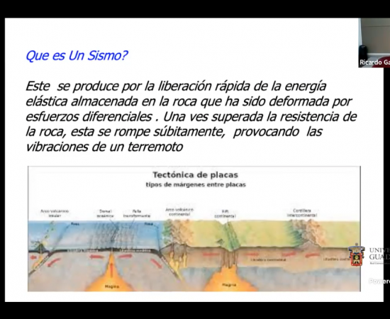 Conferencia Los sismos en México: historia, situación actual y perspectiva