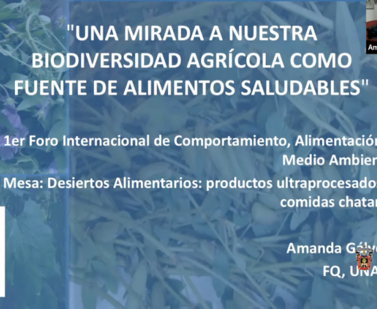 Primer Foro Internacional de Comportamiento, Alimentación y Medio Ambiente