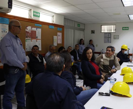 Visita directivos CUSur a empresa Bio Pappel