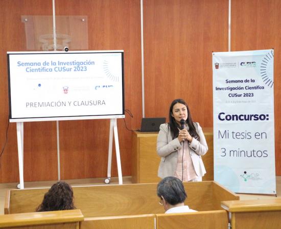 Cierre de actividades Semana de la Investigación Científica