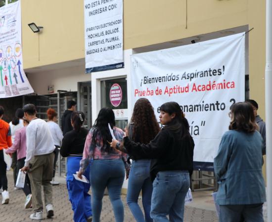 Examen de admisión al calendario 2024 A