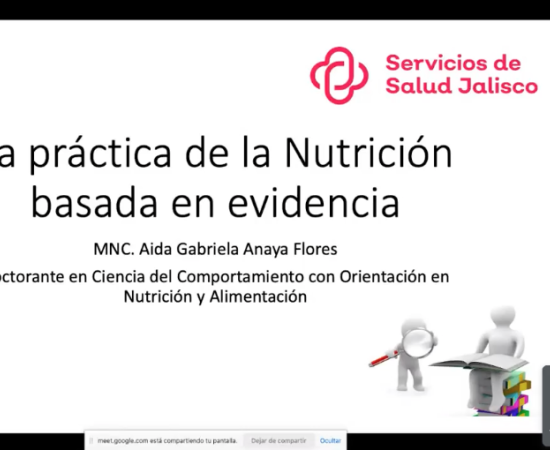 Conferencia La práctica de la nutrición basada en evidencia