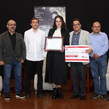 Foto 1. Nota Andrea de Lourdes Chapela Saavedra recibe Premio Arreola