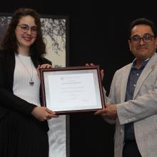 Foto 4. Nota Andrea de Lourdes Chapela Saavedra recibe Premio Arreola