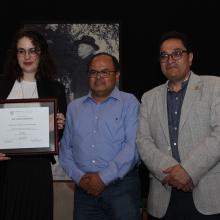 Foto 5. Nota Andrea de Lourdes Chapela Saavedra recibe Premio Arreola