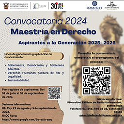 Convocatoria Maestría en Derecho 2025-2026