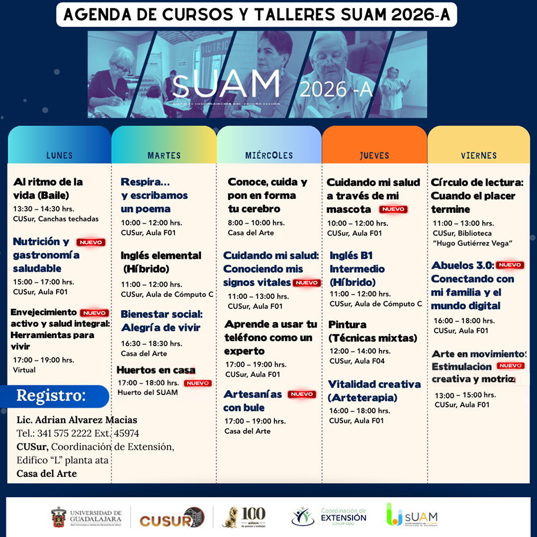 cartel talleres verano SUAM 2026a