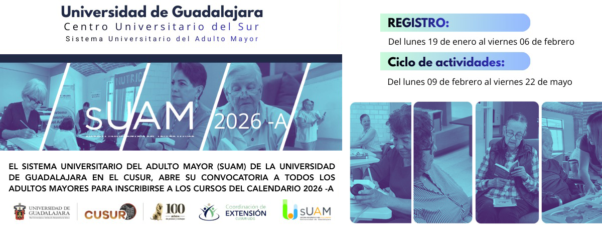 Sistema Universitario del Adulto Mayor (SUAM) 2026-A
