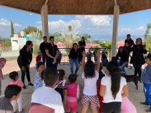 Entrega de juguetes XXII Kilómetro del juguete