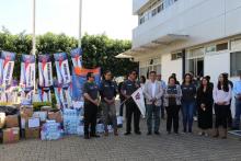 Salida víveres apoyo a damnificados por Otis