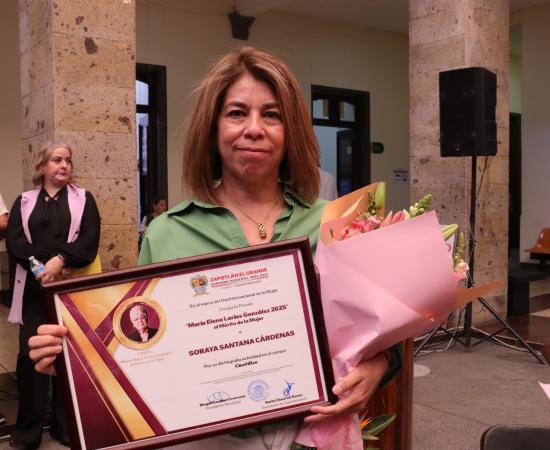 Académicas del CUSur reciben la Presea María Elena Larios González 2025