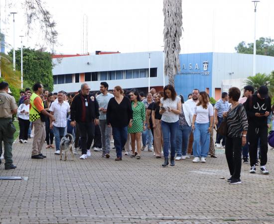 Más de 1,400 personas evacuadas en el Simulacro Nacional 2025 en el CUSur