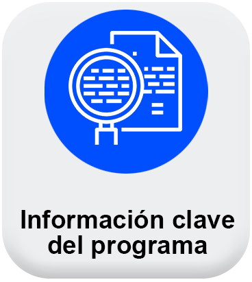 Información clave del programa