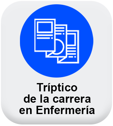 Tríptico de la carrera en Enfermería