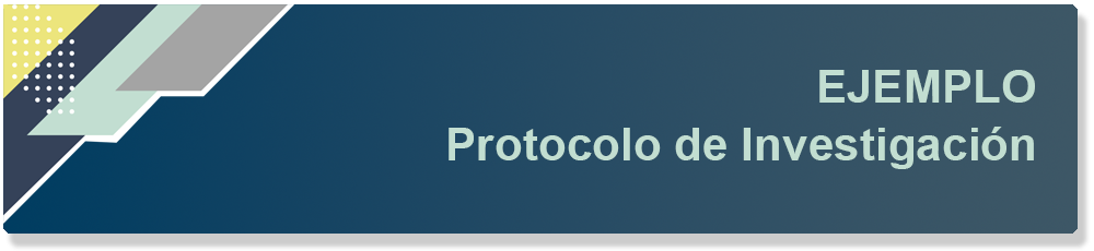 ejemplo protocolo de investigacion