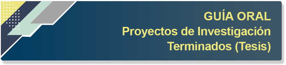 guia oral proyectos terminados tesis