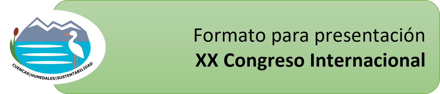 Formato para presentación