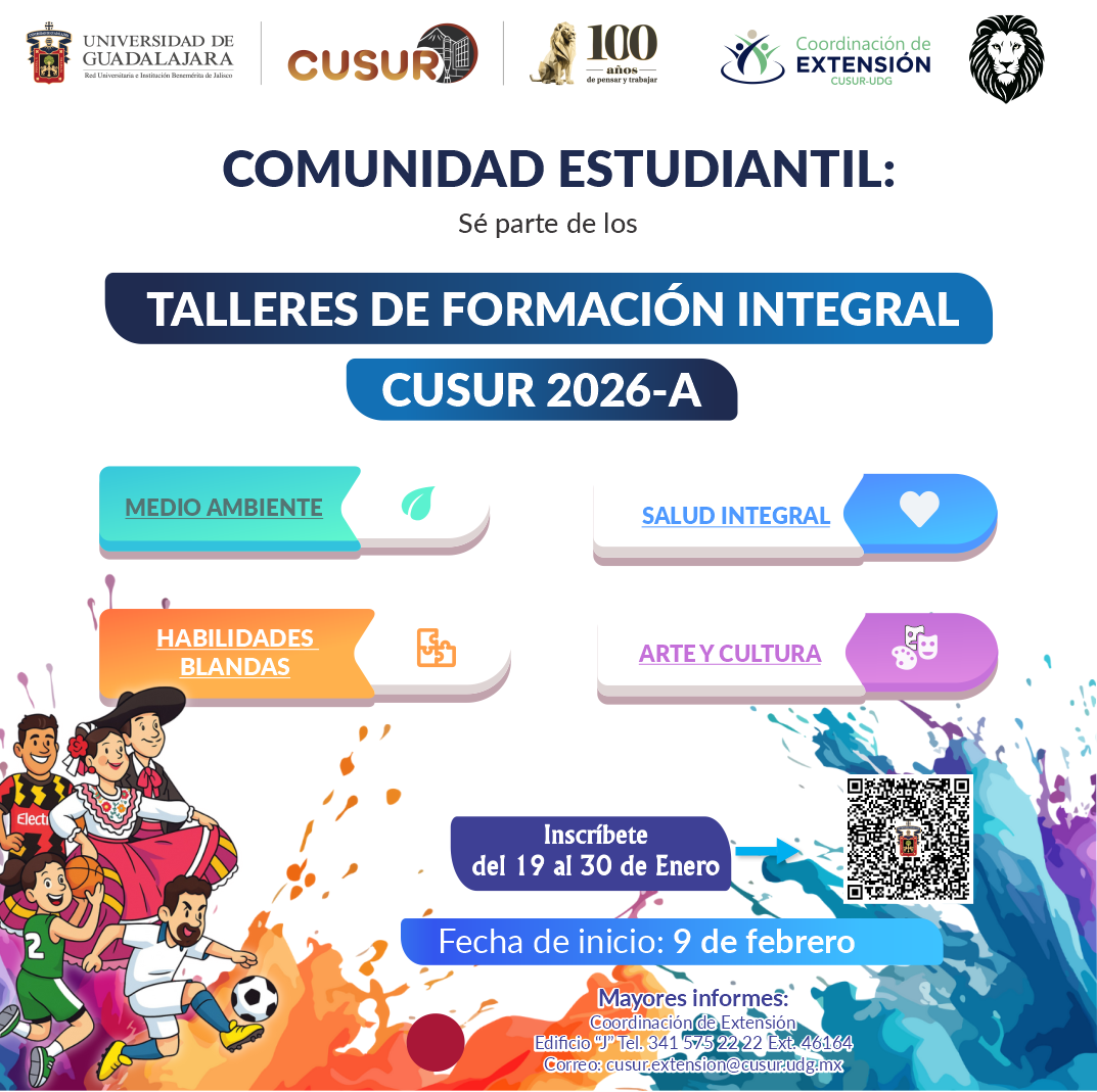 Talleres de Formación Integral 2026A