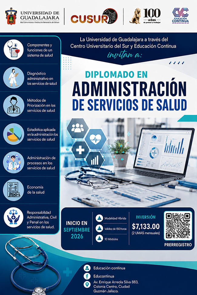 Diplomado en Administración de los Servicios de Salud 2026