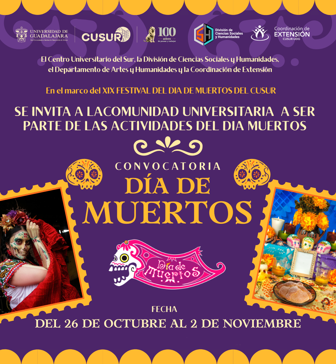 Cartel Festival día de muertos 2026
