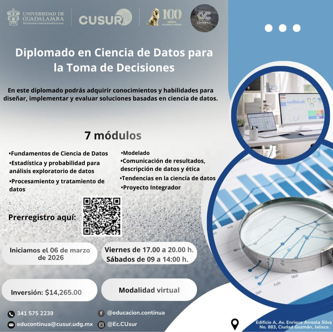 Diplomado en Ciencia de Datos para la Toma de Decisiones