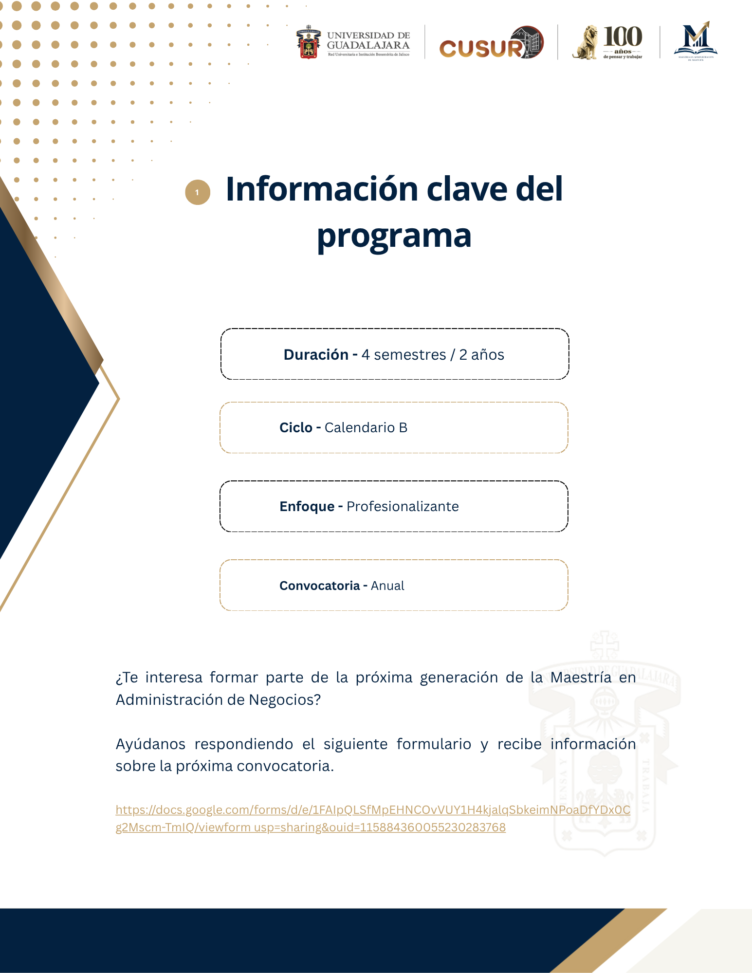 INFORMACIÒN CLAVE DEL PROGRAMA