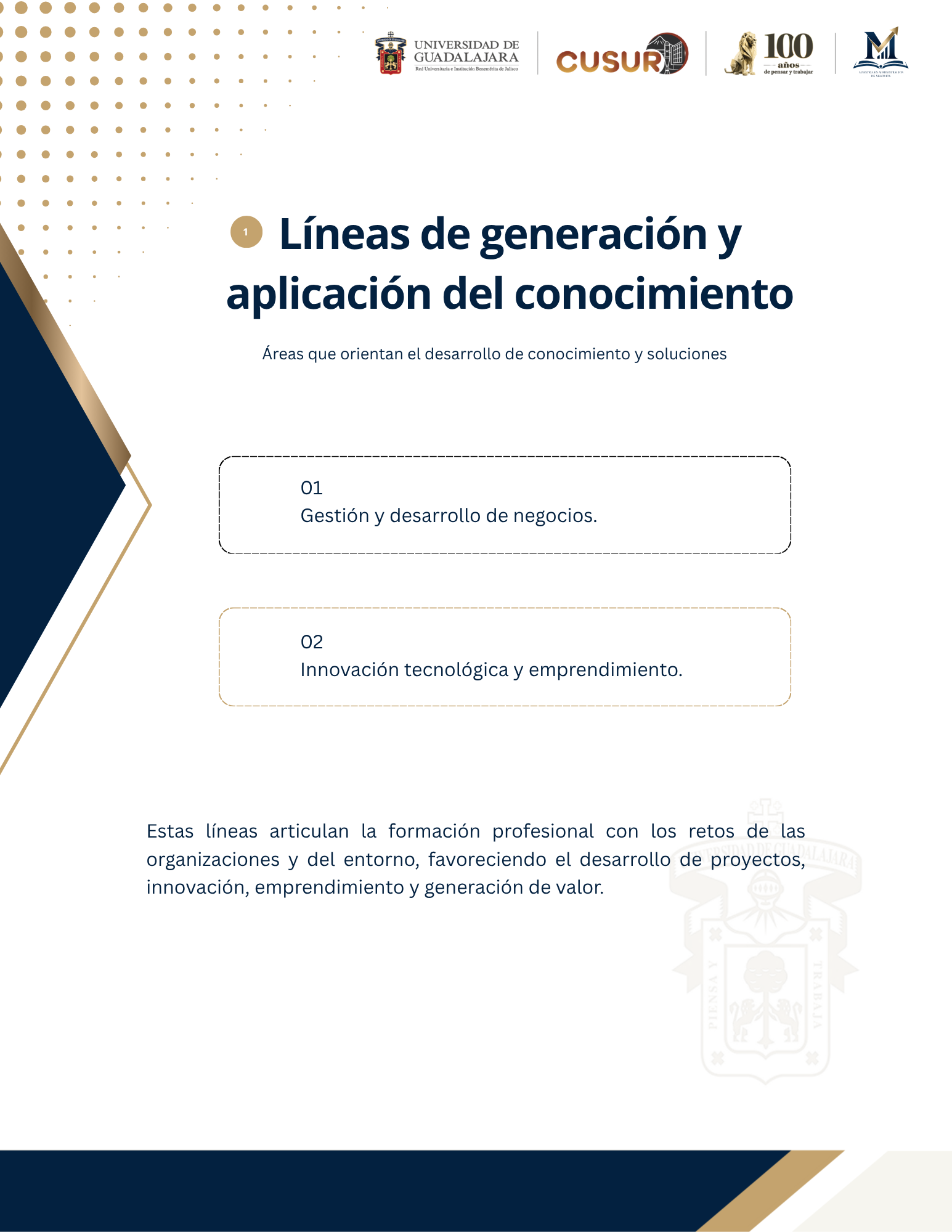 Lìneas de generaciòn