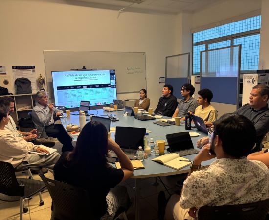 Periodistas se capacitan sobre manejo de riesgo en el CUSur